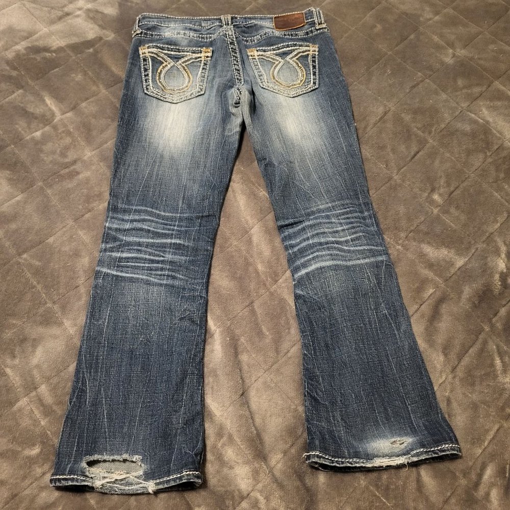 Big Star Vintage Collection Women's Liv Boot Jeans, Blue, 28R - Picture 4 of 11